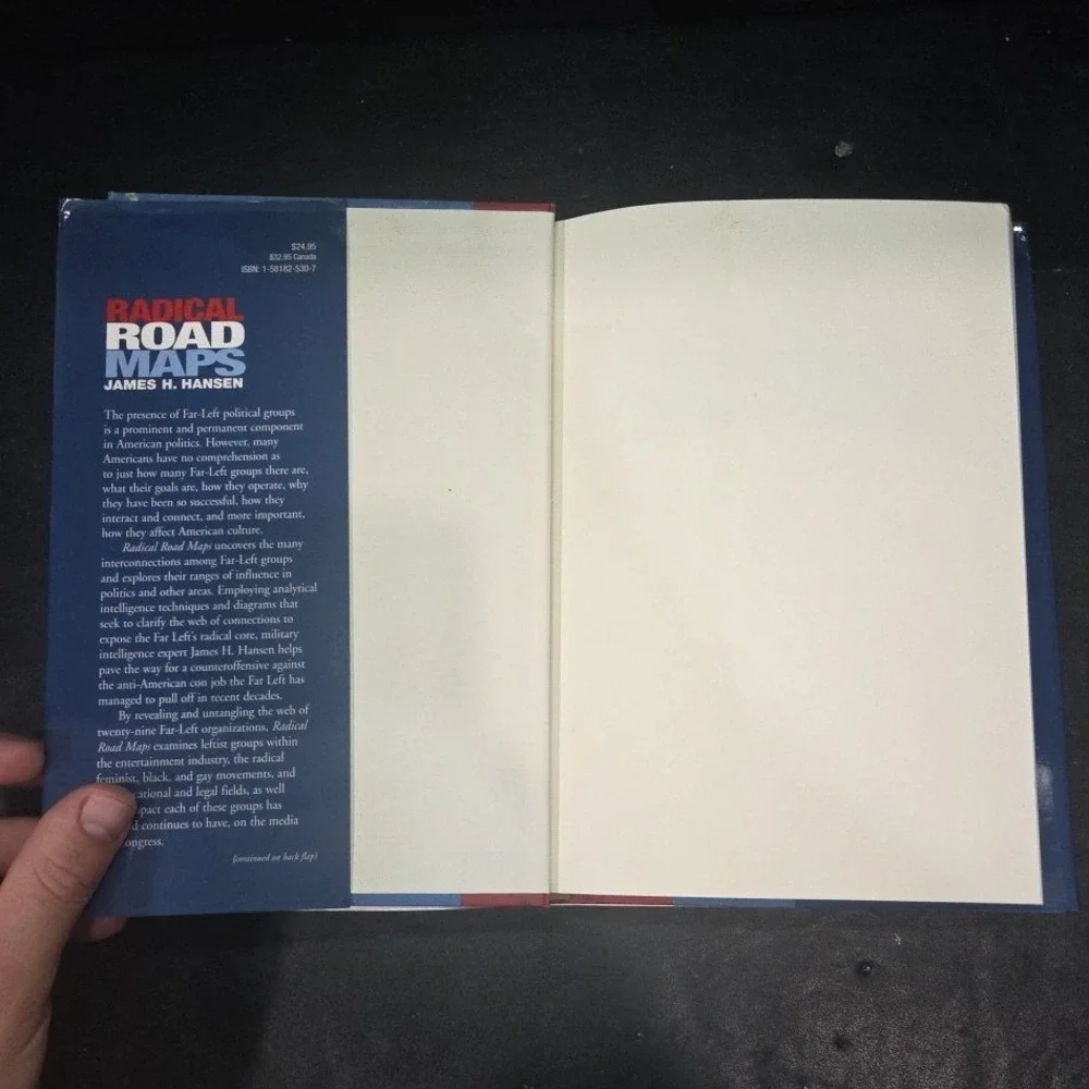 Radical Road Maps James H Hansen Far-Left Groups America Hardcover WND Books